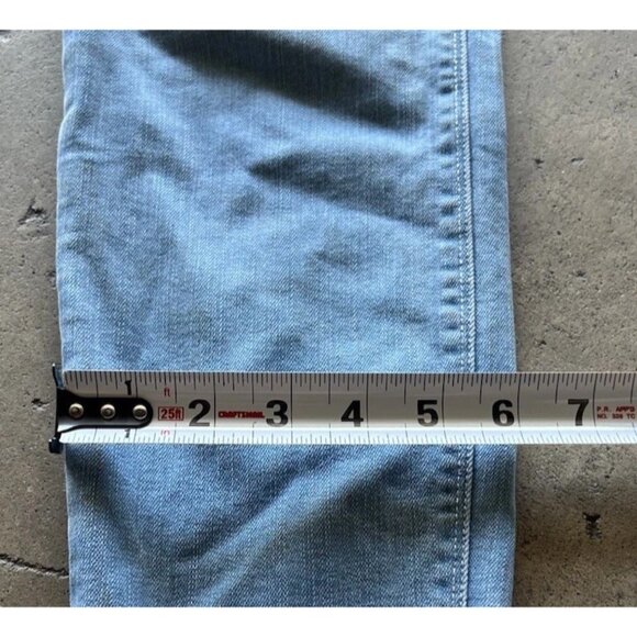 Vince Camuto Classic 70s Flare Leg Jeans Women's Size 27/4 Blue Stretch - Picture 6 of 15